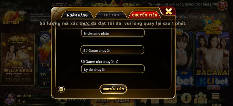 phương thức chuyển game